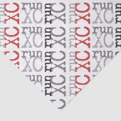 XC run - land overschrijdend Tissuepapier (Detail)