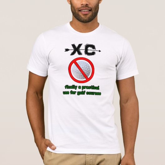 XC Ten slotte een praktisch gebruik van golfterrei T-shirt (Voorkant)