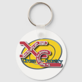 XC TOUGH MOTTO - KRUISLAND SLEUTELHANGER