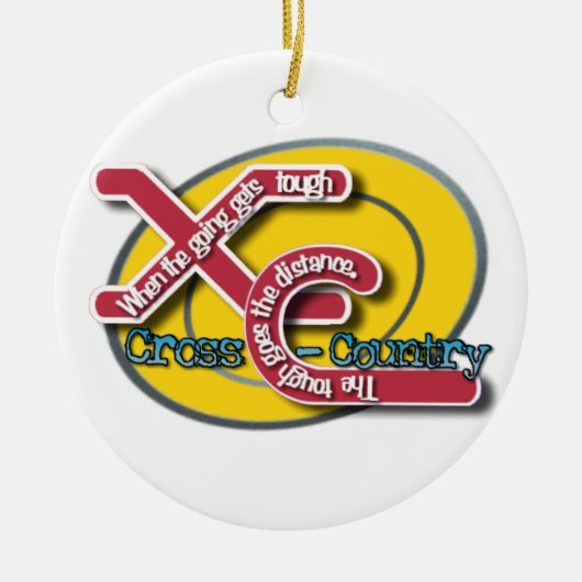 XC TOUGH MOTTO ORNAMENT (Voorkant)