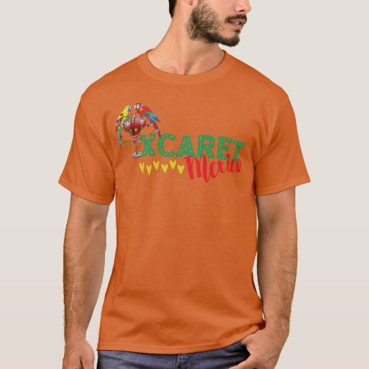 Xcaret Park Mexico Xcaret Mexico Bird grappig T-shirt (Voorkant)