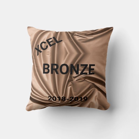 Xcel Brons Gymnastiek Sierkussen (Achterkant)