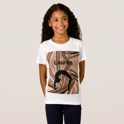 Xcel Bronze Girls Gymnastics Custom T-Shirt (Voorkant volledig)