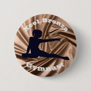 Xcel Bronze Gymnast - Girls Gymnastics Button