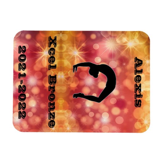 Xcel Bronze Gymnastiek Magneet (Horizontaal)