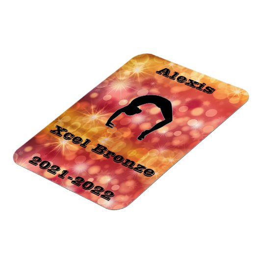 Xcel Bronze Gymnastiek Magneet (Linkerzijde)