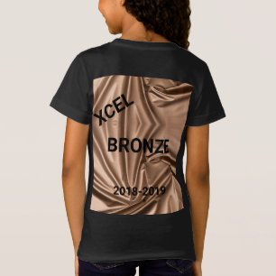 Xcel Bronze Meisjes Gymnastiek T-shirt gepersonali
