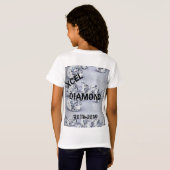Xcel Diamond Girls Gymnastiek gepersonaliseerd T-s T-shirt (Achterkant volledig)