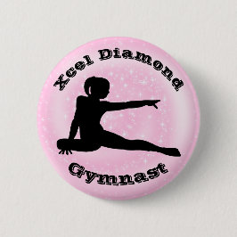 Xcel Diamond Gymnast - Meisjesgymnastiek Button