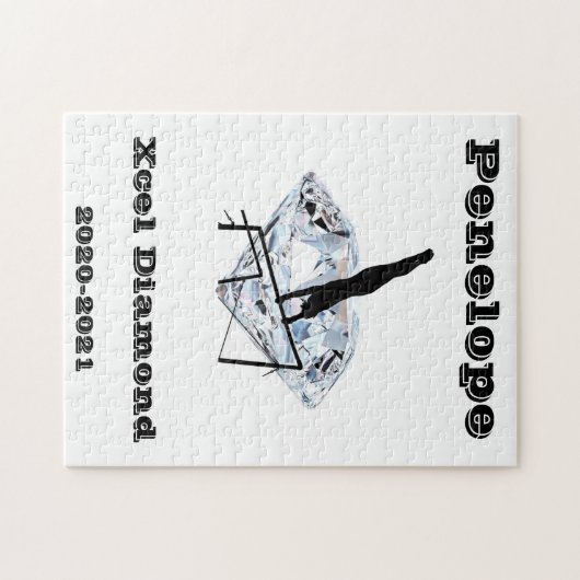 Xcel Diamond Gymnastics Jigzaag Puzzle Legpuzzel (Horizontaal)