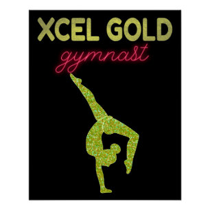 Xcel Gold Gymnastics Perfect Poster