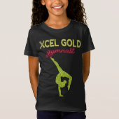 Xcel Gold Gymnastics T-Shirt (Voorkant)