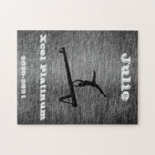 Xcel Platinum Gymnastics Custom Jigzaag Puzzle Legpuzzel (Horizontaal)