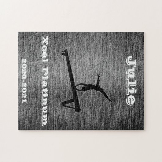 Xcel Platinum Gymnastics Custom Jigzaag Puzzle Legpuzzel (Horizontaal)