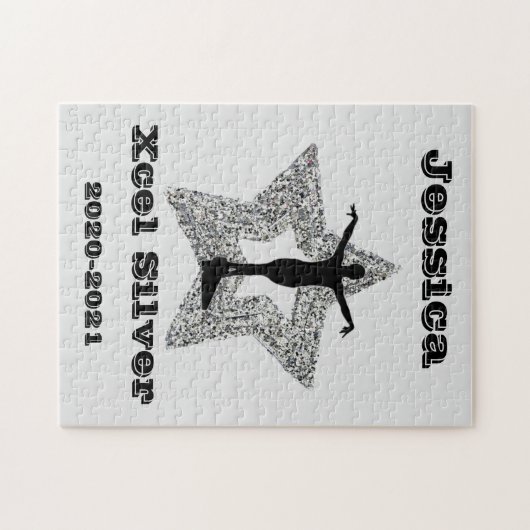 Xcel Silver Gymnastics Jigzaag Puzzle Legpuzzel (Horizontaal)