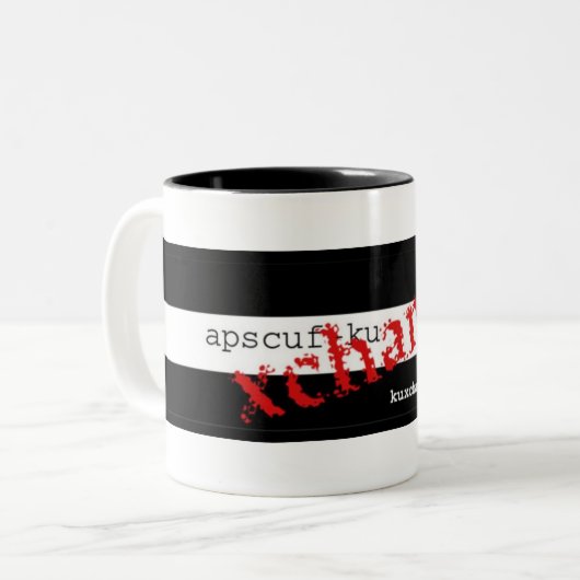 XChange-Mok Tweekleurige Koffiemok (Voorkant links)