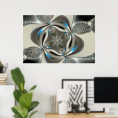 xChrome - Fractal Poster (Thuiskantoor)