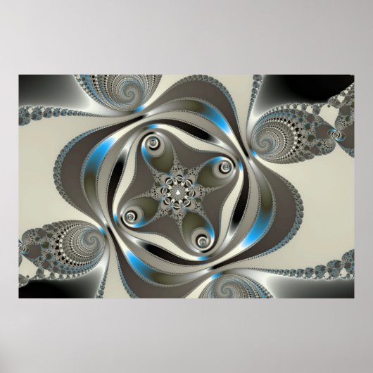 xChrome - Fractal Poster (Voorkant)