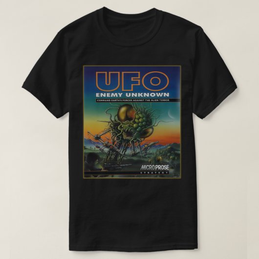 XCOM UFO Defense Amiga Hoesje T-shirt (Design voorkant)