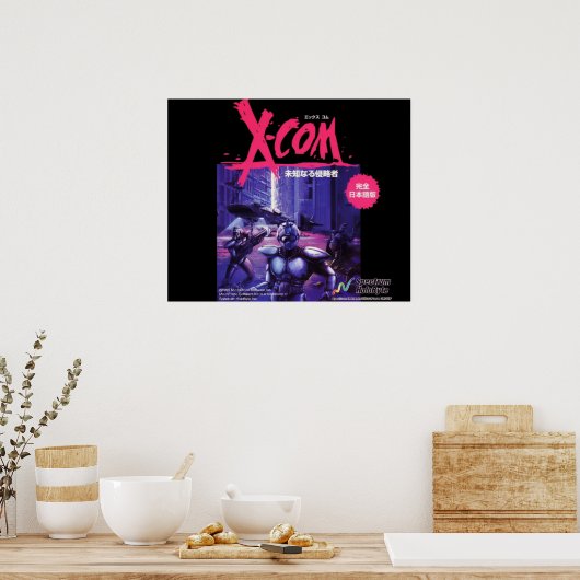 XCOM UFO Defense Japans Ver Poster (Keuken)