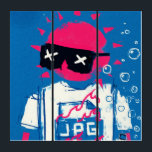 XCOPY Summer WAGMI Cool & Stylish Pop Art Triptych Drieluik<br><div class="desc">Geweldige CC0-illustratie van de genereuze kunstenaar XCOPY.</div>