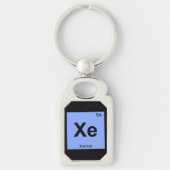 Xe - Tabelsymbool xenon chemie Sleutelhanger (Voorkant)