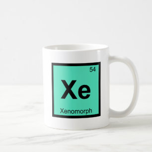 Xe - Xenomorph Chemie Periodiek Systeem Symbool Koffiemok