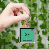 Xe - Xenomorph Grappig Chemie Elementsymbool T-shi Sleutelhanger (Hand)
