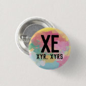 Xe Xyr Xyrs Pronouns Button (Voorkant /achterkant)