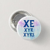 Xe Xyr Xyrs Pronouns Ronde Button 3,2 Cm (Voorkant /achterkant)