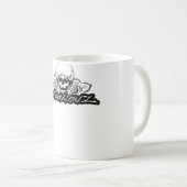 Xealouz Fan Draag BW Koffiemok (Voorkant rechts)