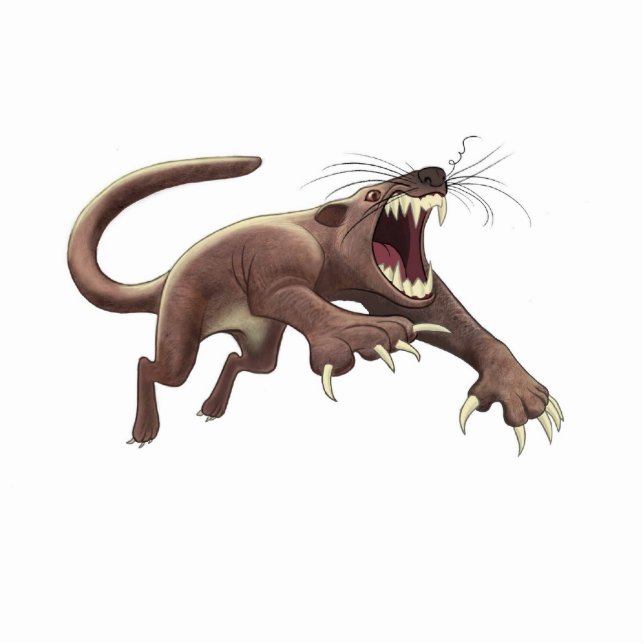 Xeko Fossa Figurine Staand Fotobeeldje (Voorkant)