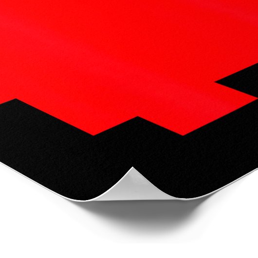 Xel 80s Video Game Halloween Group Costume  Poster (Hoek)