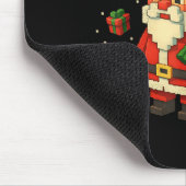 Xel Santa Claus With Retro Gamer Christmas  Muismat (Hoek)