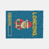 Xel Santa Loading Retro Christmas Gamer Shirt  Fleece Deken (Voorkant (Horizontaal))