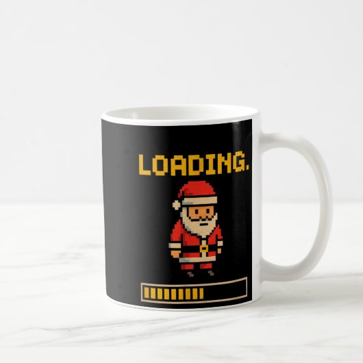 Xel Santa Loading Retro Christmas Gamer Shirt  Koffiemok (Rechts)