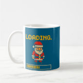 Xel Santa Loading Retro Christmas Gamer Shirt  Koffiemok (Links)