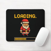 Xel Santa Loading Retro Christmas Gamer Shirt  Muismat (Met muis)