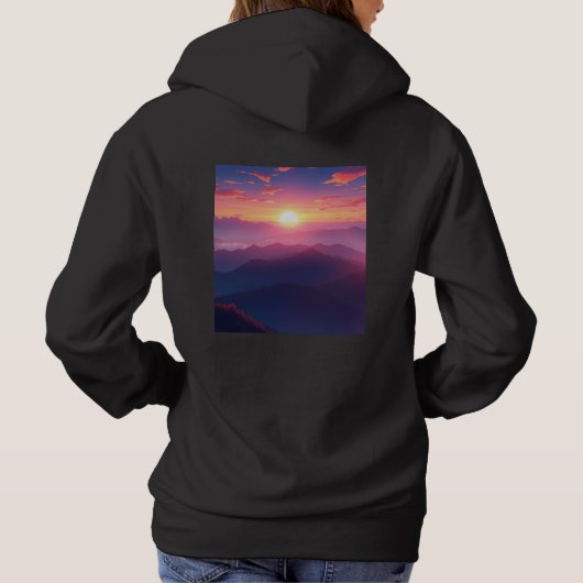 XEN Sunrise Hoodie (Achterkant)