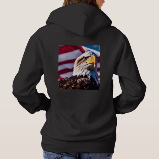 Xen Witte Arend Hoodie (Achterkant)