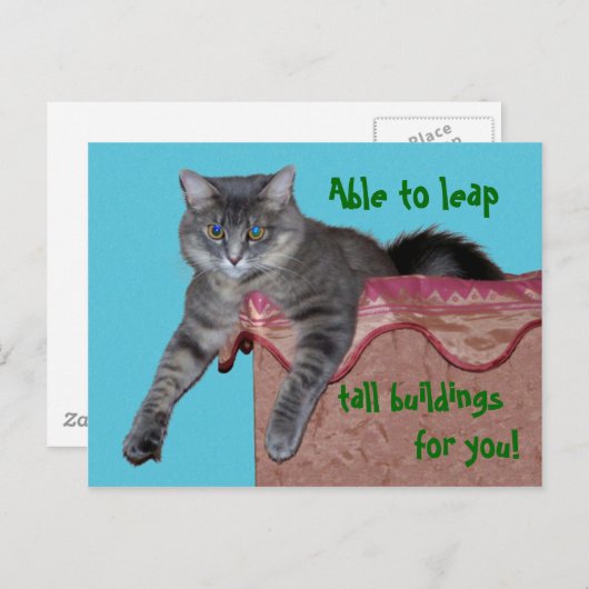 Xena Chillin' Briefkaart - Gepersonaliseerd (Voorkant / Achterkant)