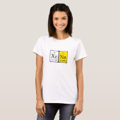 Xena periodiek tabelnaam shirt (Voorkant volledig)