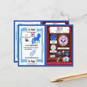 Xena - Xenon Horn Unicorn Game Kaart