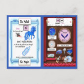 Xena - Xenon Horn Unicorn Game Kaart (Achterkant)