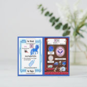 Xena - Xenon Horn Unicorn Game Kaart (Staand voorkant)