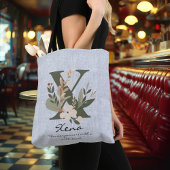 Xena's Noble Grace - Boho Floral Monogram Crossbody Tas