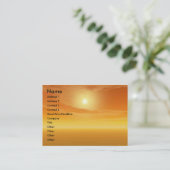 XENIA VS TITAN IN DE DESERT VAN HYPERION VISITEKAARTJE (Staand voorkant)