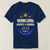 Xennial Color Option T-shirt (Design voorkant)