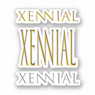 Xennial (Millenniumjaar) Sticker