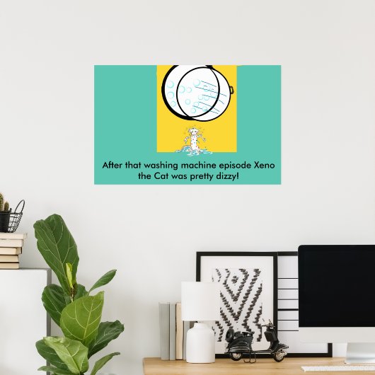 xeno pg 5041 copy, After that wash machine e.. Poster (Thuiskantoor)